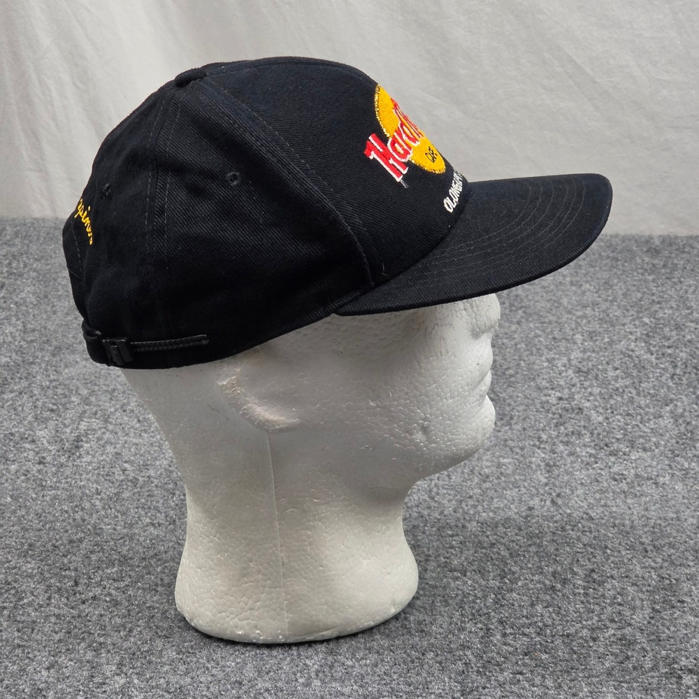 Vintage Hard Rock Cafe Hat Black Olongapo City Philippines Souvenir 90s KAM Y2K - Picture 4 of 7